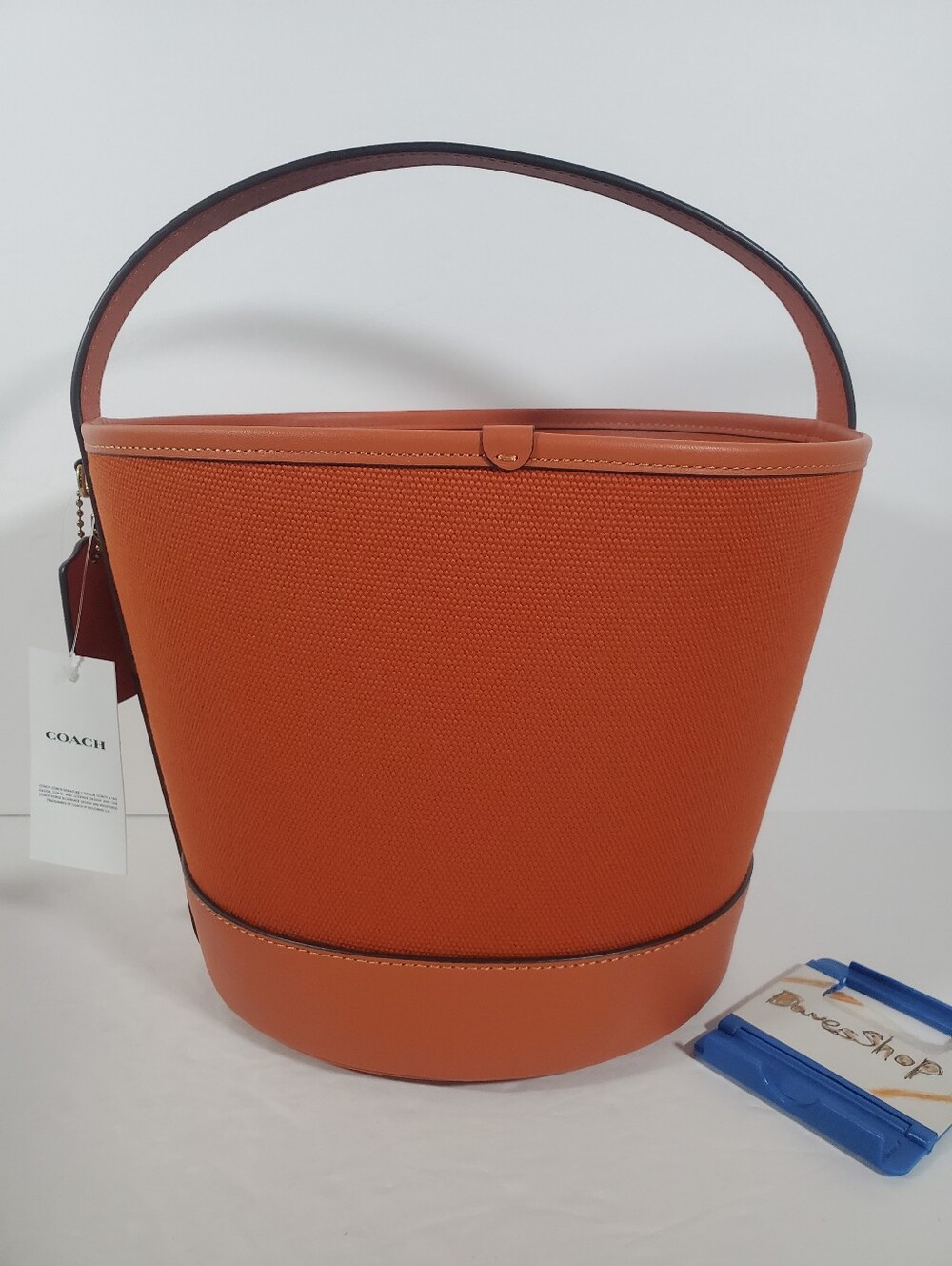 Coach Trick Or Treat Bucket With Halloween Pumpkin NWT - Picture 3 of 8